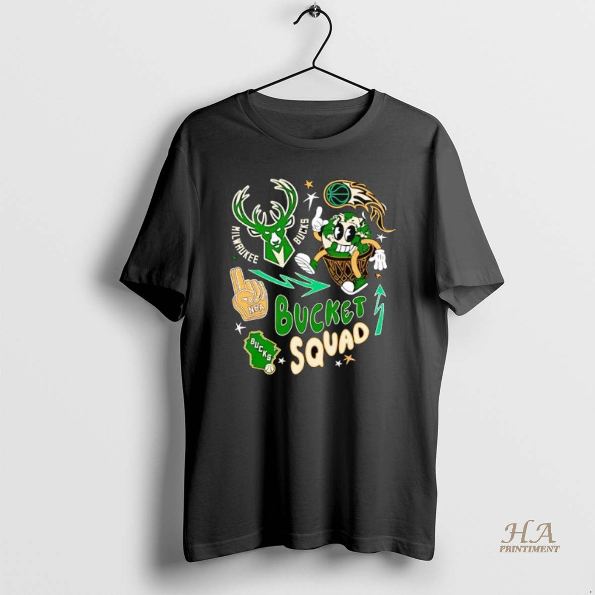 Official Nba Milwaukee Bucks Buckie Squad Stylish 2025
