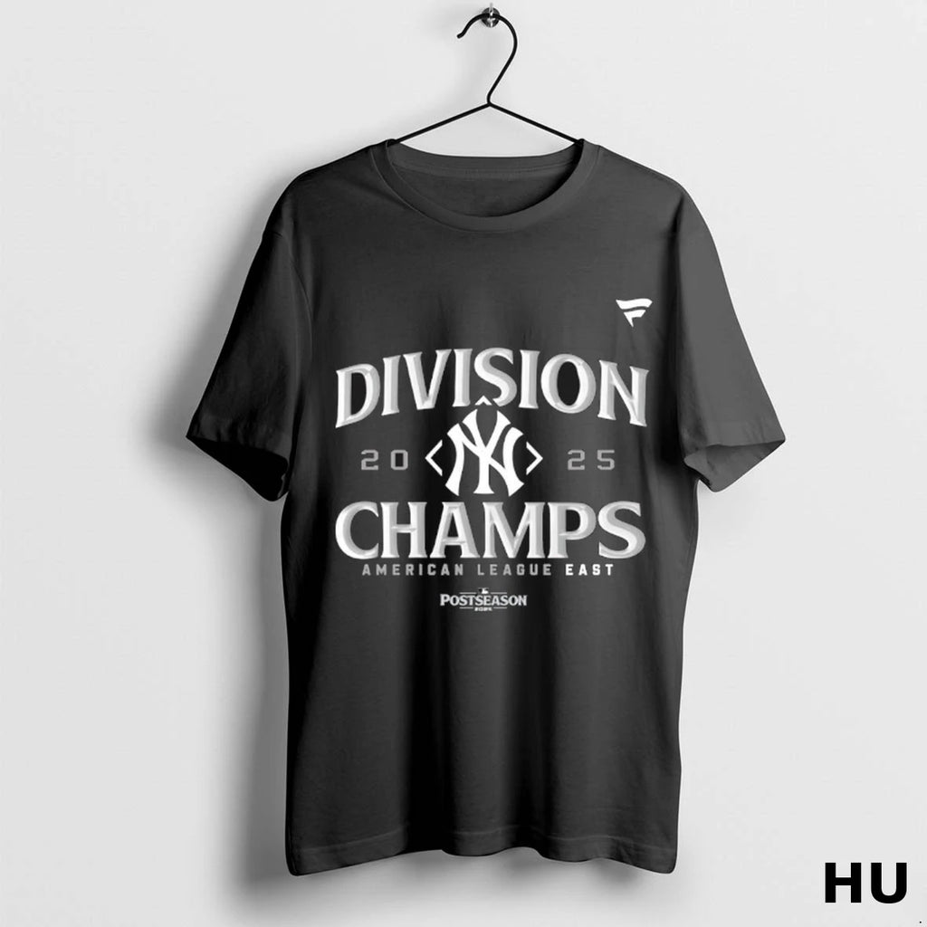 Official New York Yankees 2025 Al East Division Champions T Shirt