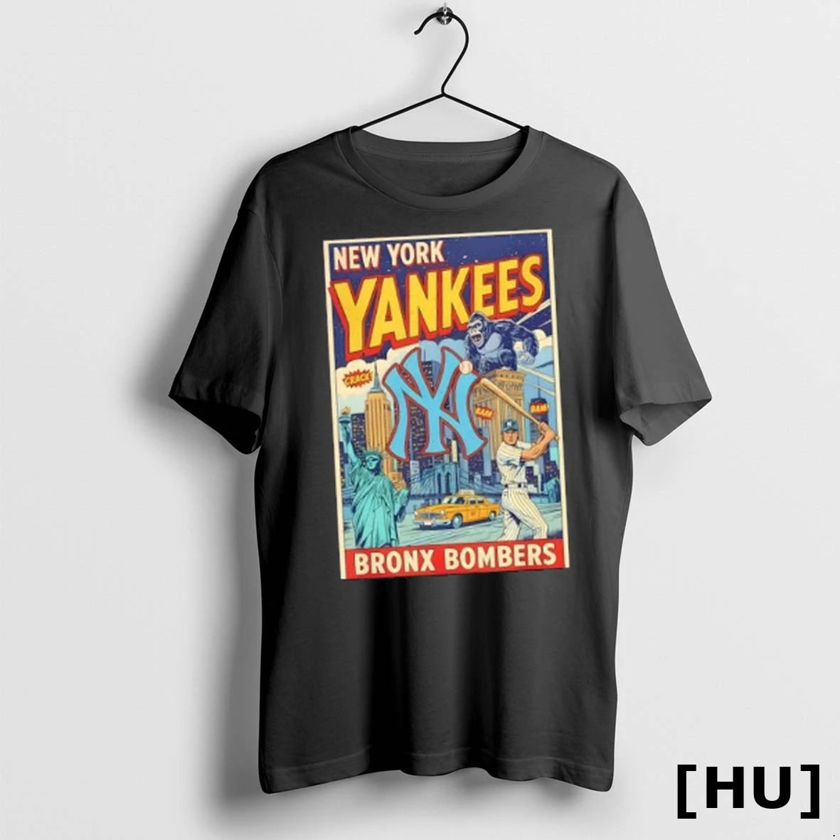 Official New York Yankees Bronx Bombers Comic Edition T Shirt