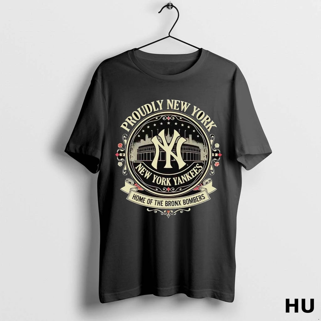 Official New York Yankees Proudly Ny Home Of The Bronx Bombers T Shirt