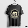 Official New York Yankees Proudly Statue Of Liberty New York Skyline T Shirt
