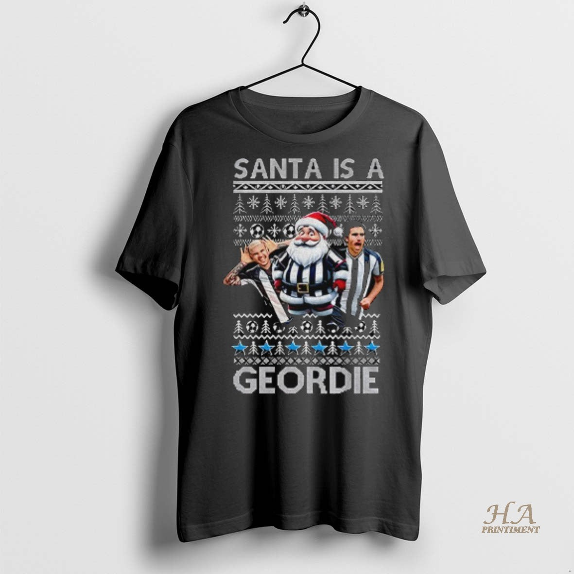 Official Newcastle Santa Is A Geordie Shirt