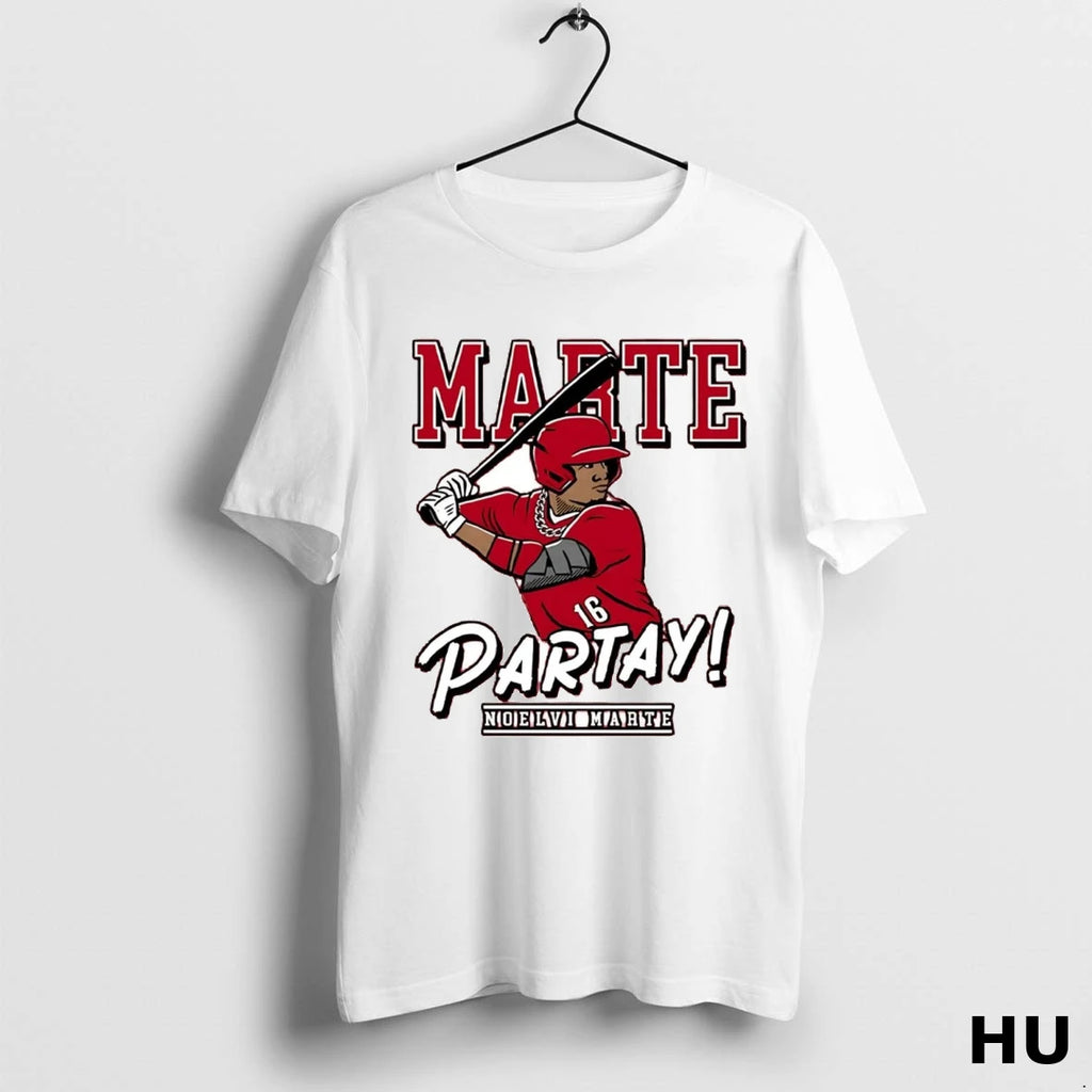 Official Noelvi Marte Partay Cincinnati Reds T Shirt