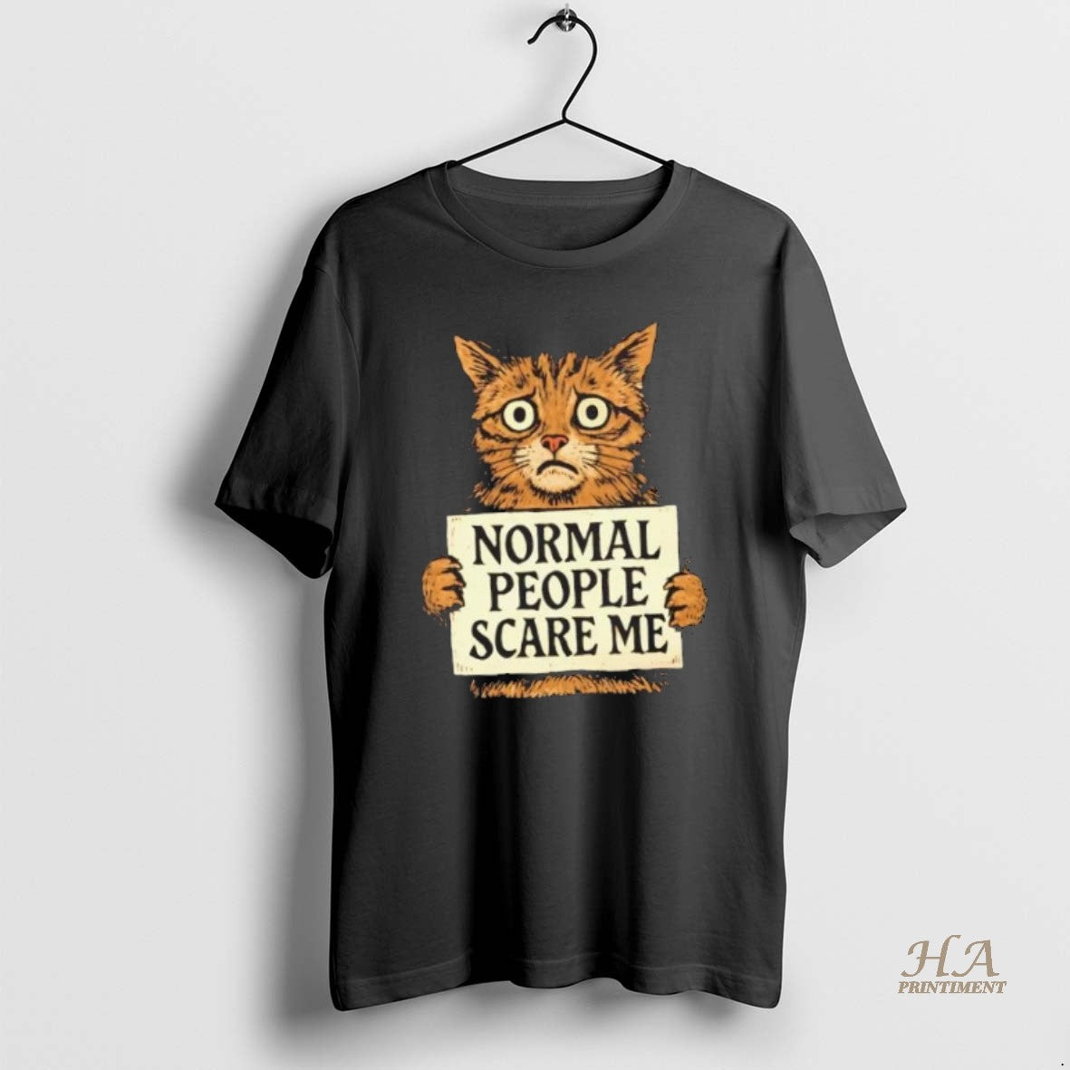 Official Normal People Scare Me Cat