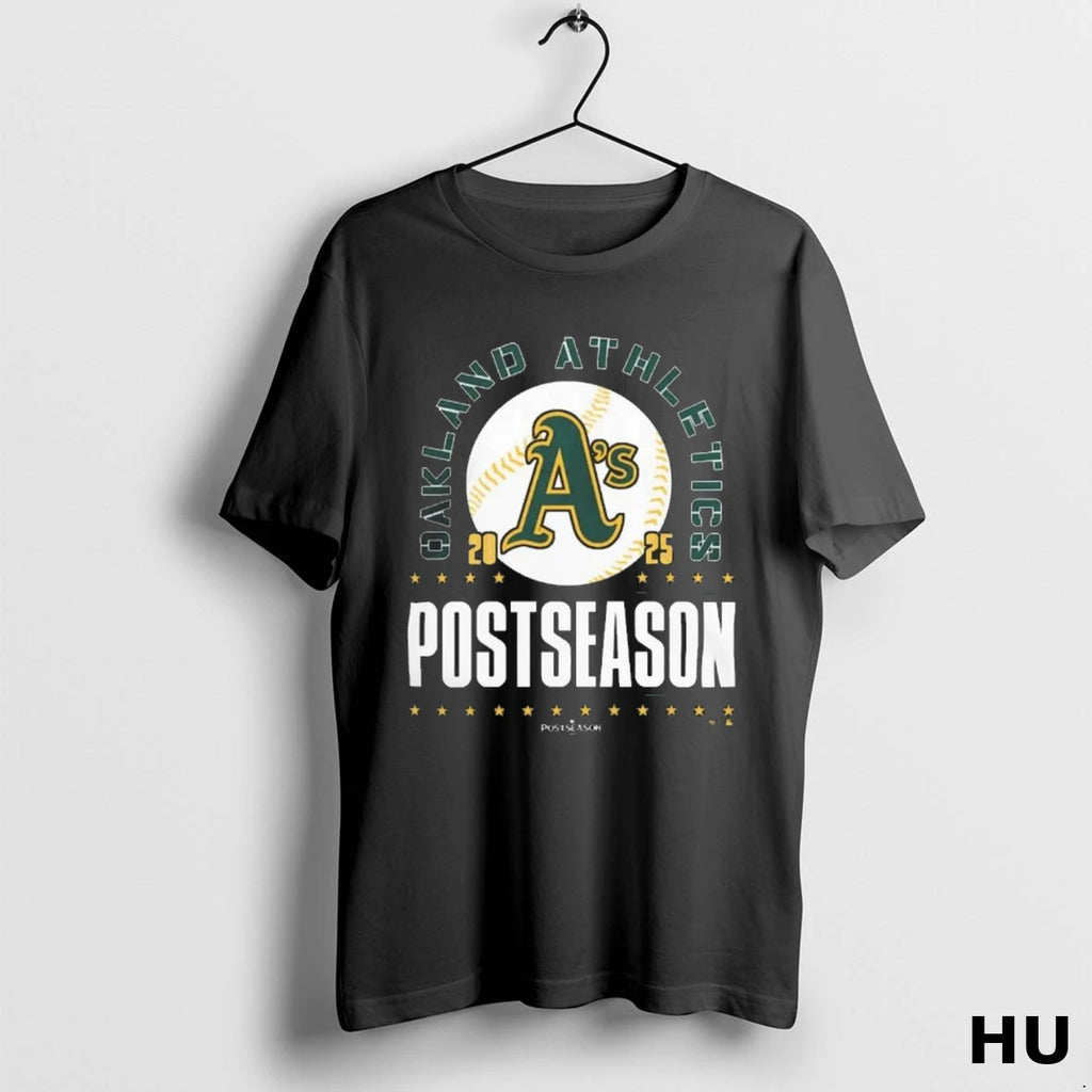 Official Oakland Athletics 2025 Mlb Postseason Participant Fan Gear T Shirt