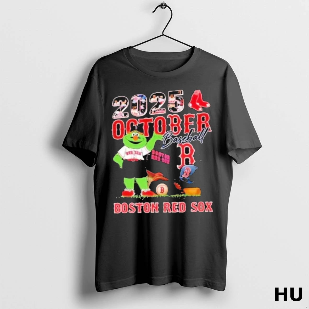 Official October Baseball Boston Red Sox Mascot 2025 T Shirt