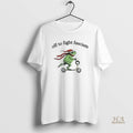 Official Off To Fight Fascism Santa Frog Meme Liberal Christmas