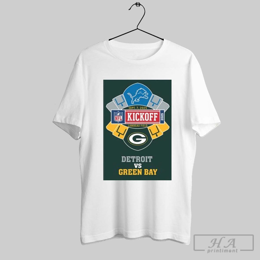 Official Official Funny Poster Green Bay Packers Vs Detroit Lions September 7 2025 Match Up