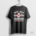 Official Oklahoma Sooners Back 2 Back Alabama State Champions