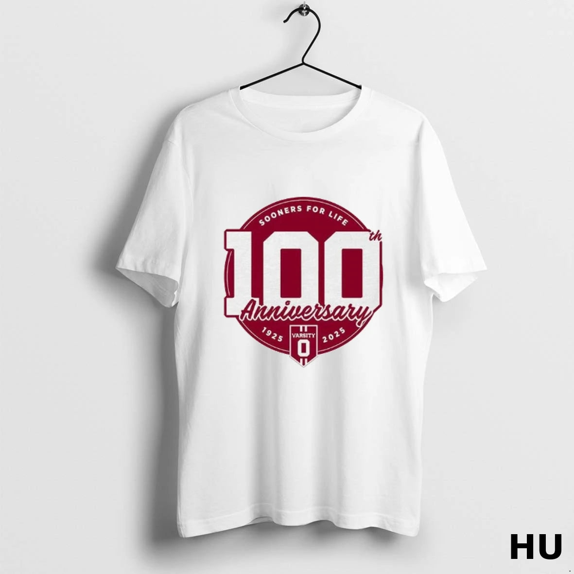 Official Oklahoma Sooners For Life 100 Anniversary 1925 2025 Varsity O Association Logo