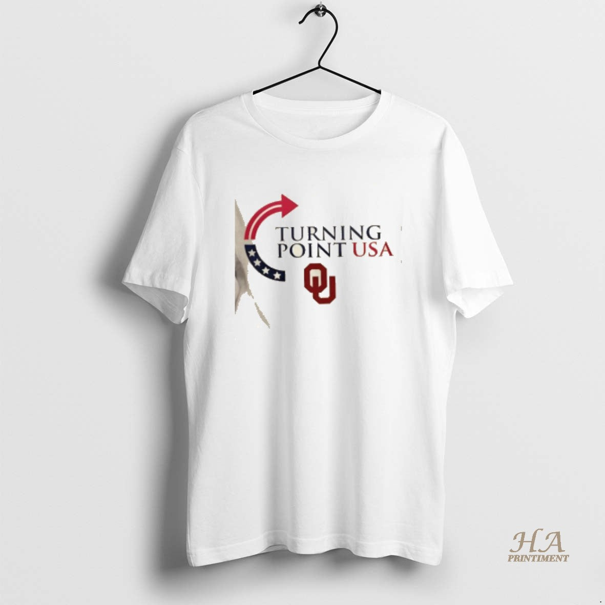 Official Oklahoma Sooners X Freedom Turning Point Usa Charlie Kirk 2 Sided