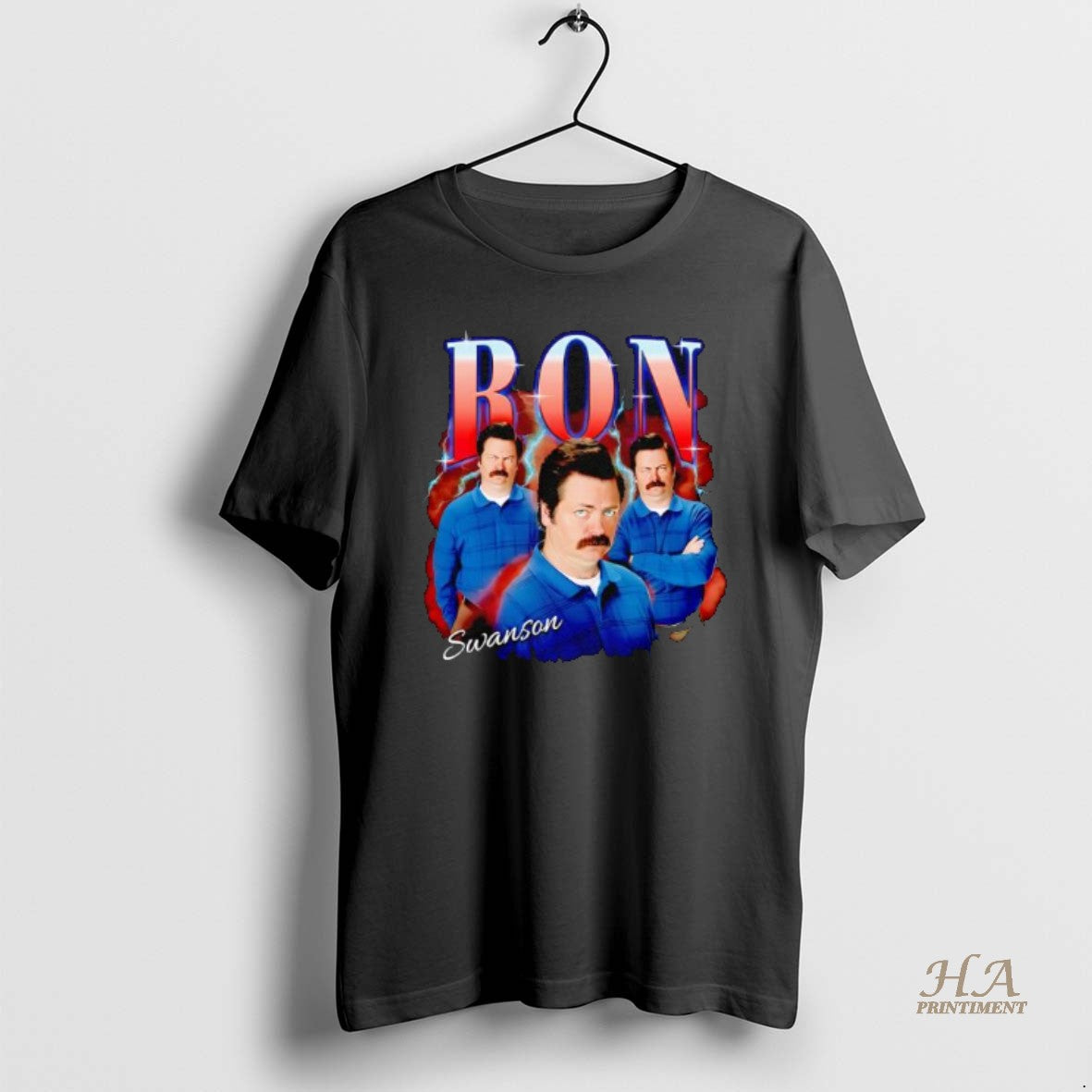 Official Parks And Recreation Ron Heartthrob Graphic