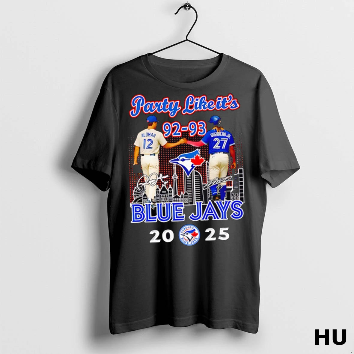 Official Party Like Its 92 93 Blue Jays 2025 Signature T Shirt