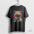 Official Party Theme Gore Art Neon Cartoon Chaos Extreme Metal Circle Black