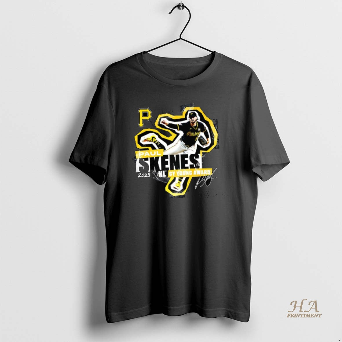 Official Paul Skenes Pittsburgh Pirates 2025 National League Cy Young Award Winner Signature