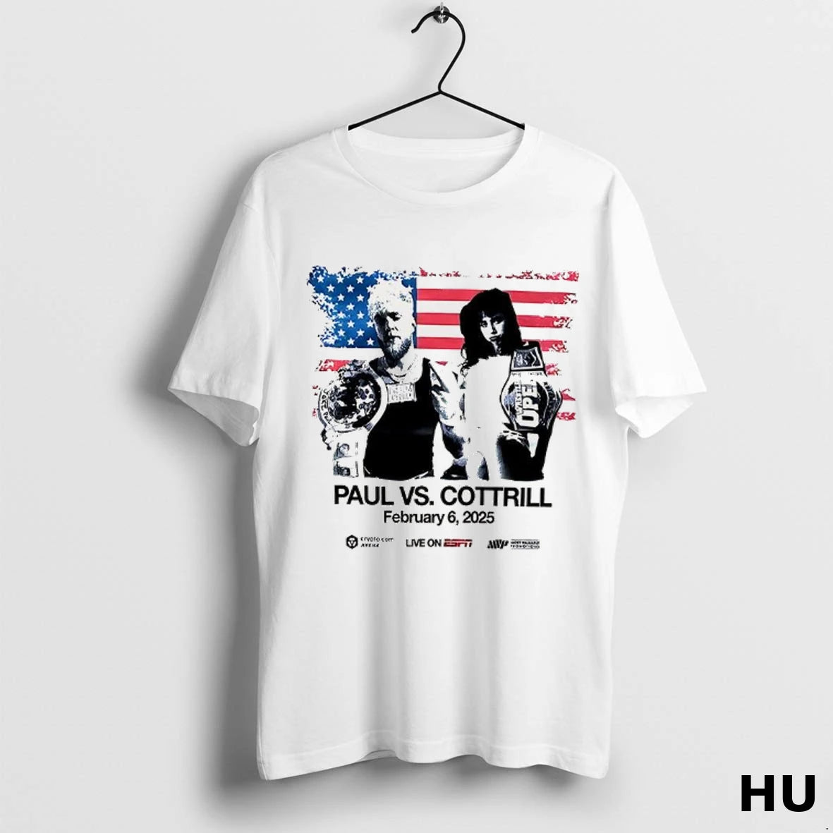 Official Paul Vs Cottrill February 6 2025 T Shirt