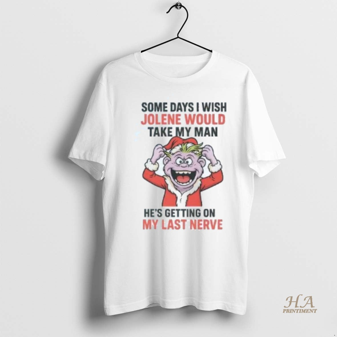Official Peanut Some Days I Wish Jolene Would Take My Man Christmas Shirt