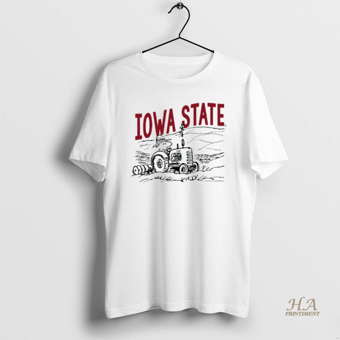 Official Peanuts X Iowa State Woodstock Farmer