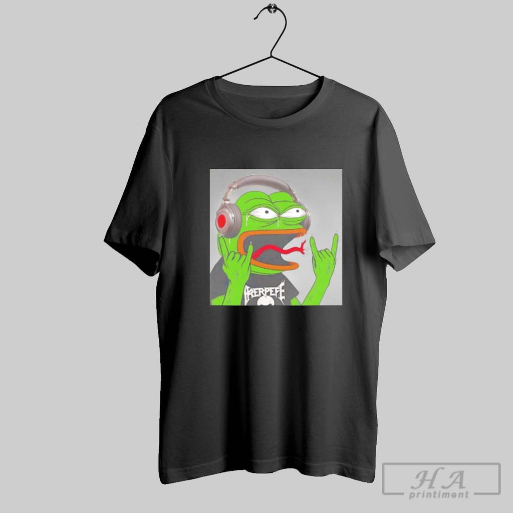 Official Pepe The Frog With Headphone Meme