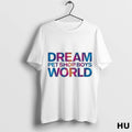 Official Pet Shop Boys Dreamworld 2025 Stacked Ladies T Shirt
