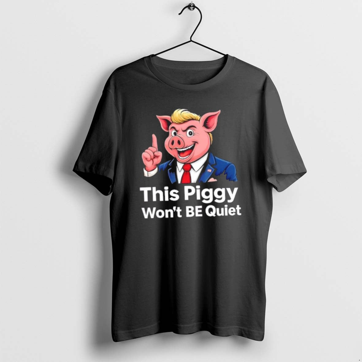 Official Pig Trump Hair This Piggy Wont Be Quiet