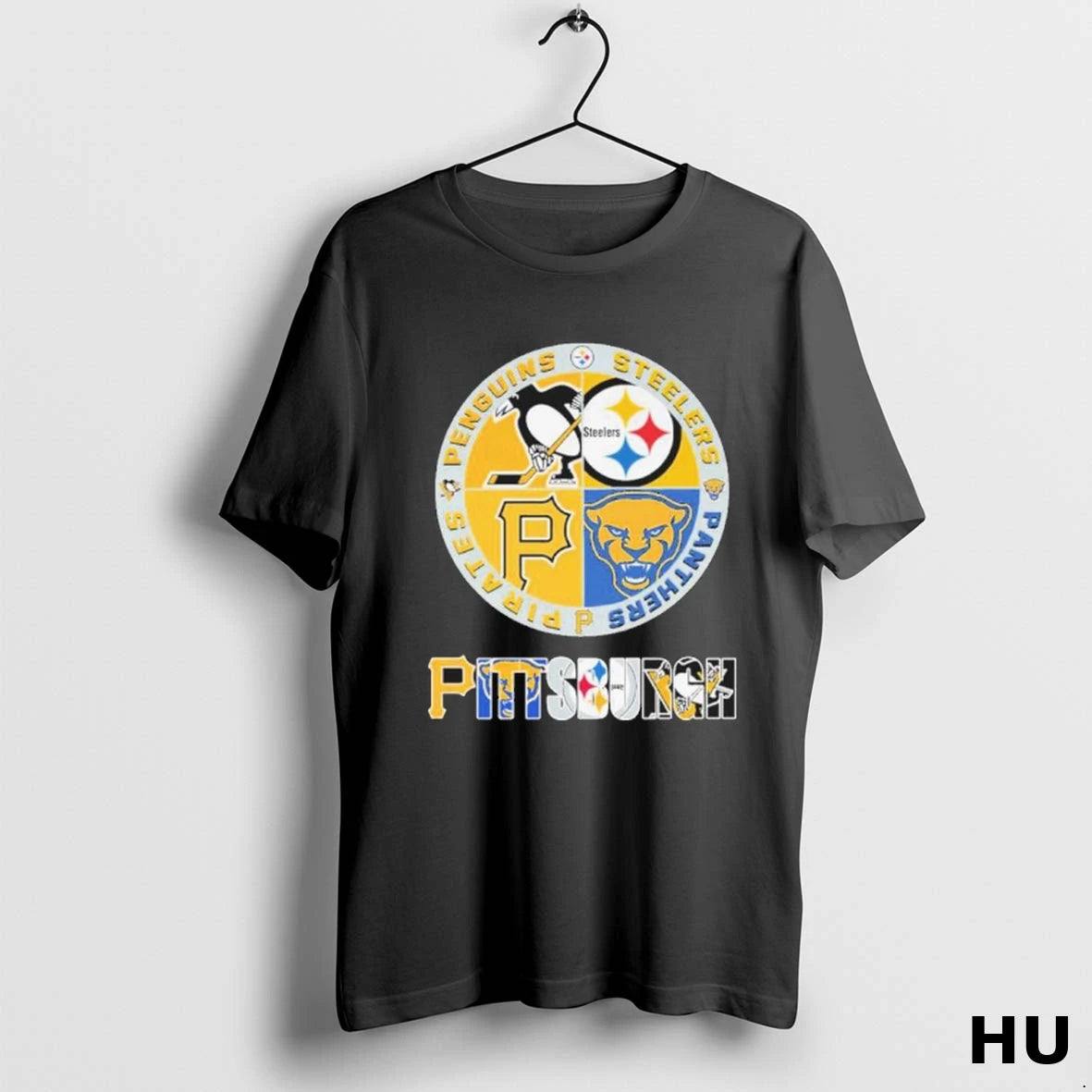 Official Pittsburgh Sports 2025 Penguins Steelers Panthers And Pirates T Shirt