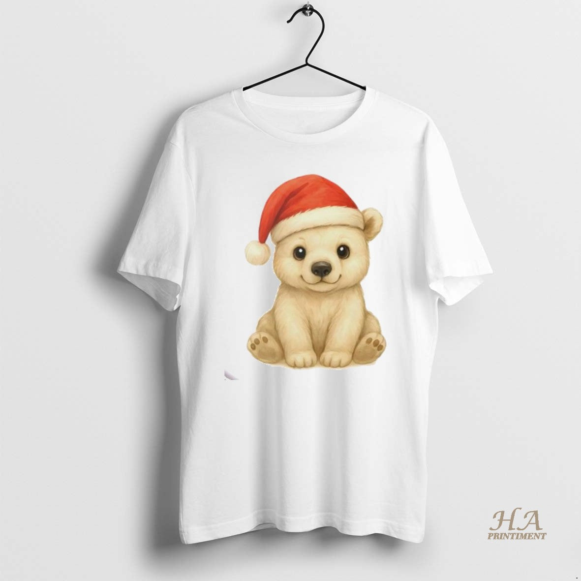 Official Polar Bear Baby Christmas Personalized Ornaments White