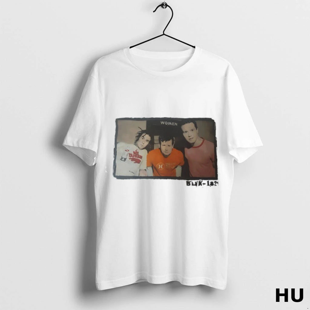 Official Pop Punk Blink 182 Photo Vintage T Shirt