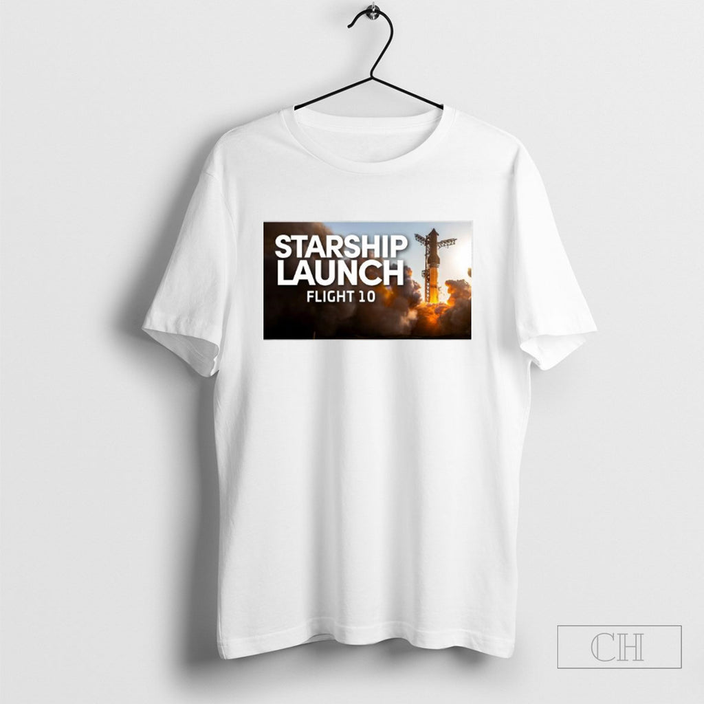 Official Premium Starships Tenth Flight Spacex Achieves Flawless Victory Shirts