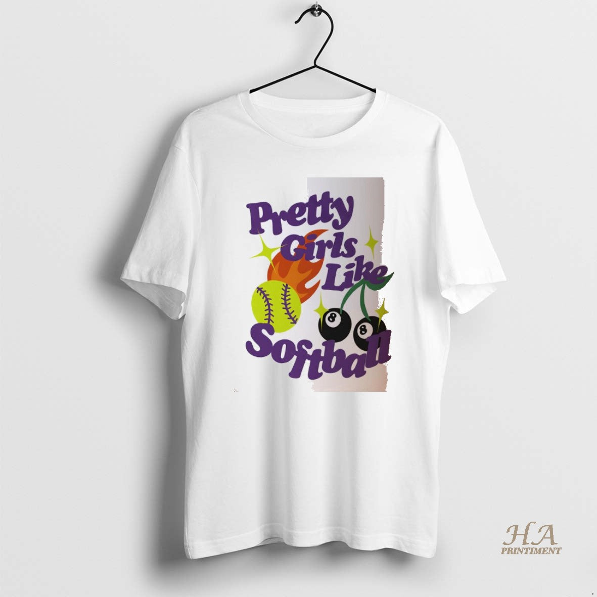 Official Pretty Girls Like Softball Tennis