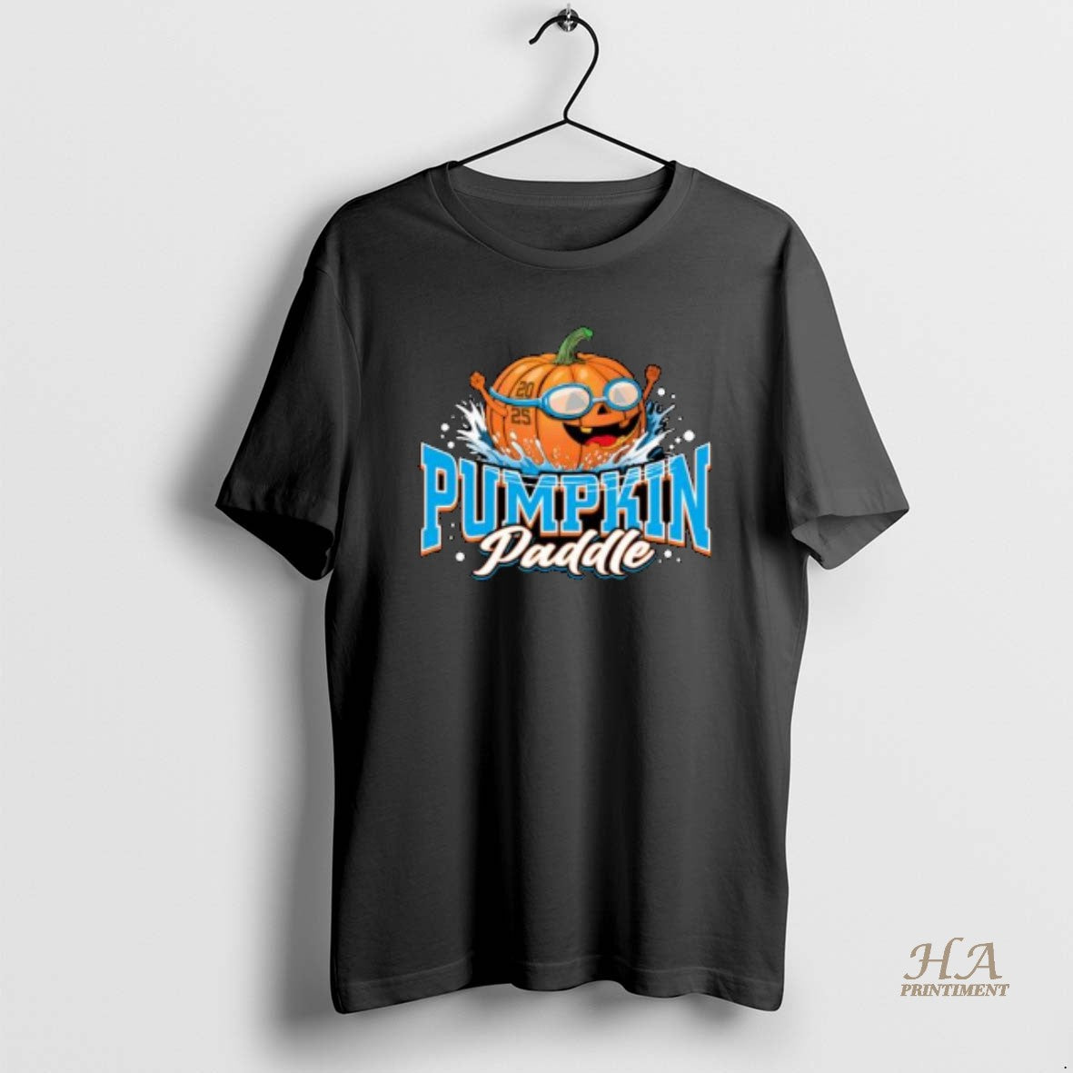 Official Pumpkin Paddle 2025 Circle Black