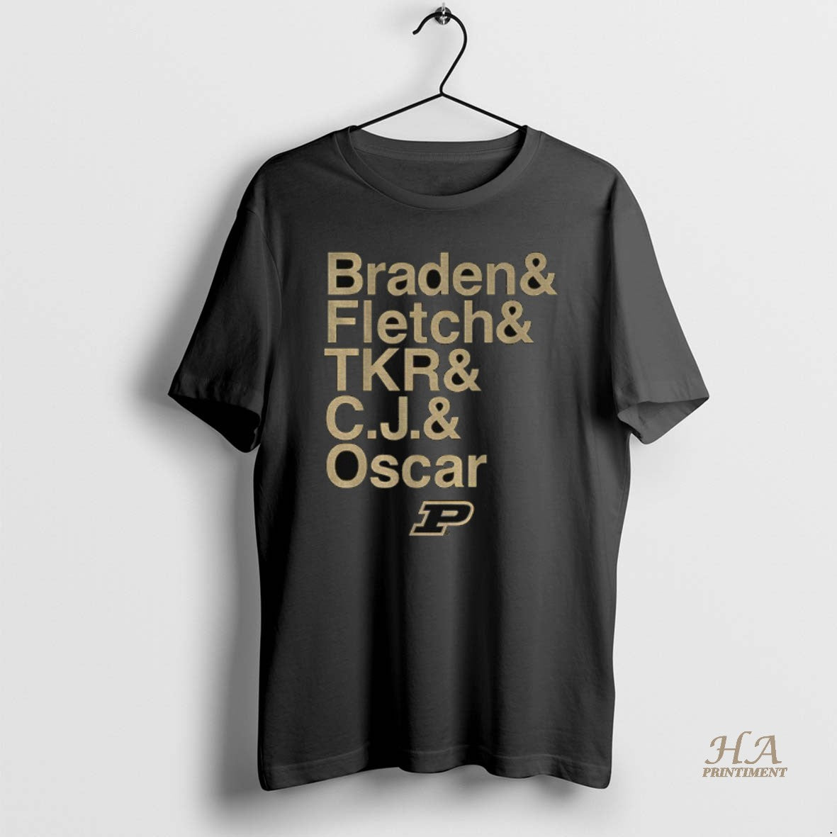 Official Purdue Boilermakers Basketball Ampersand Stars 2025 26 Braden Fletch Tkr C