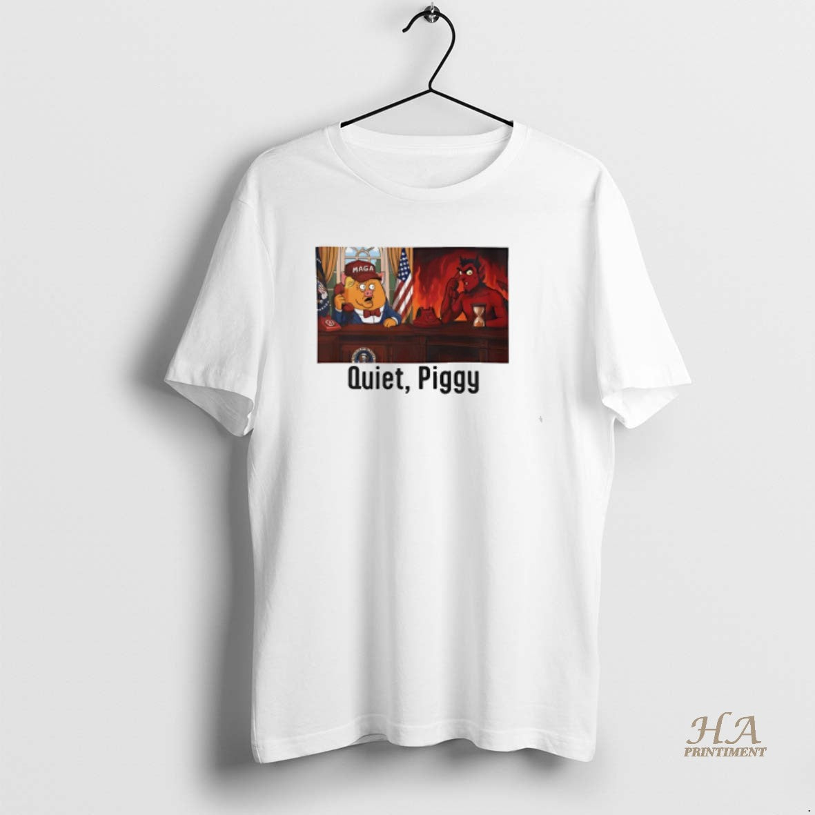 Official Quiet Piggy Anti Trump Devil