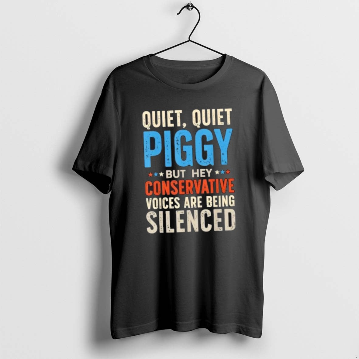 Official Quiet Piggy Conservative Voices Silenced Sarcastic