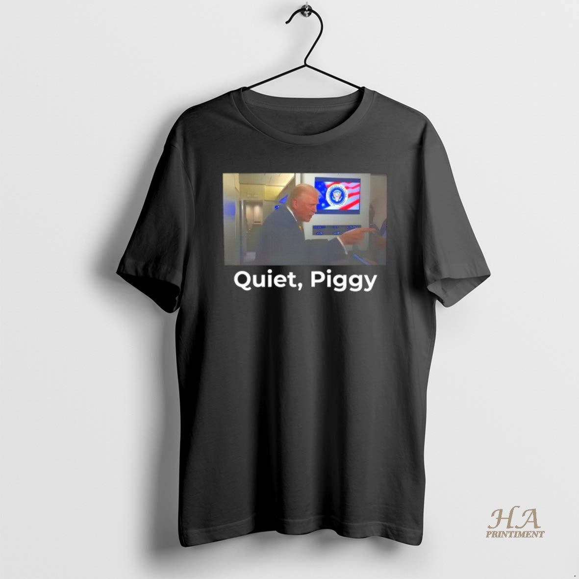 Official Quiet Piggy Donald Trump America Photo