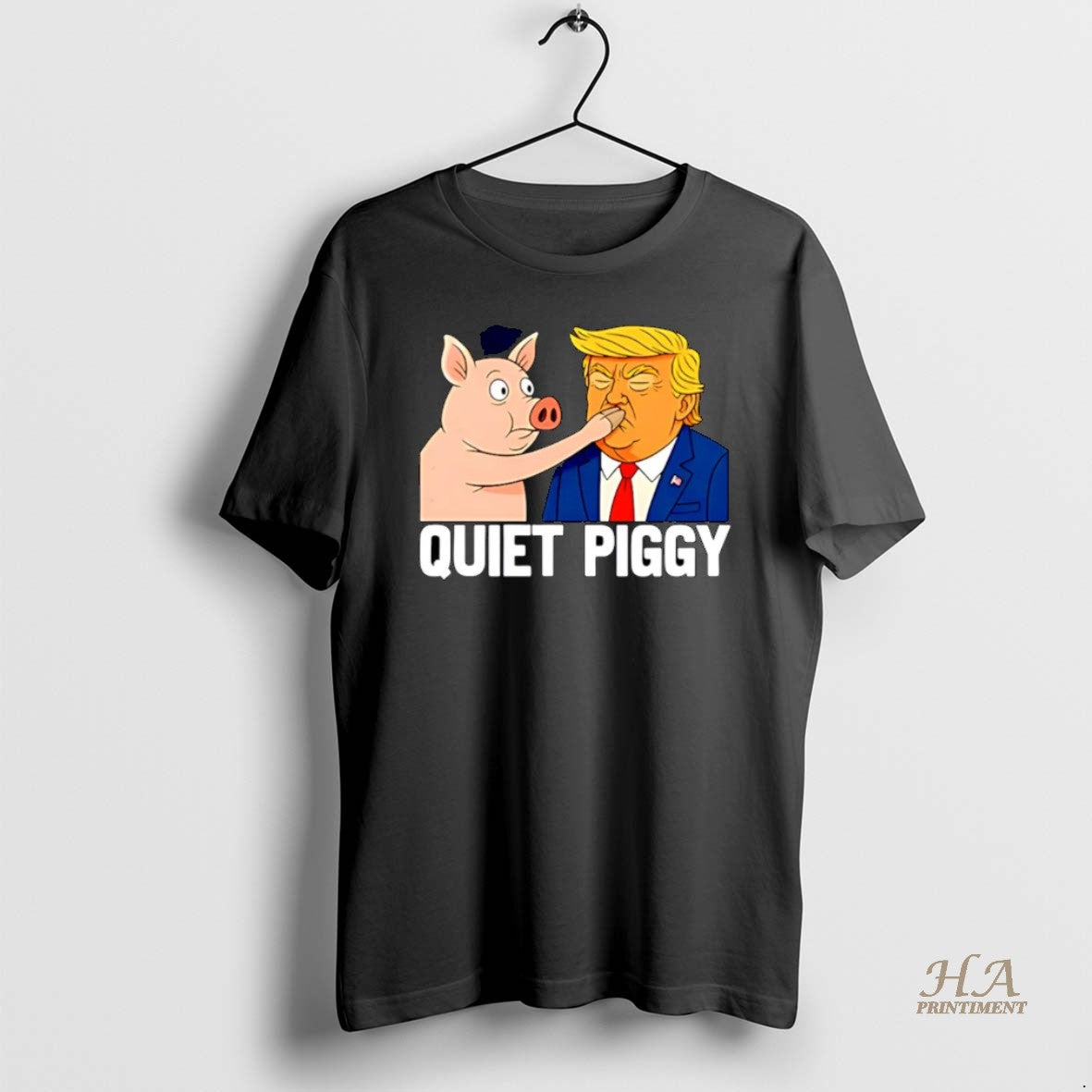 Official Quiet Piggy Pig Joke Trump Christmas