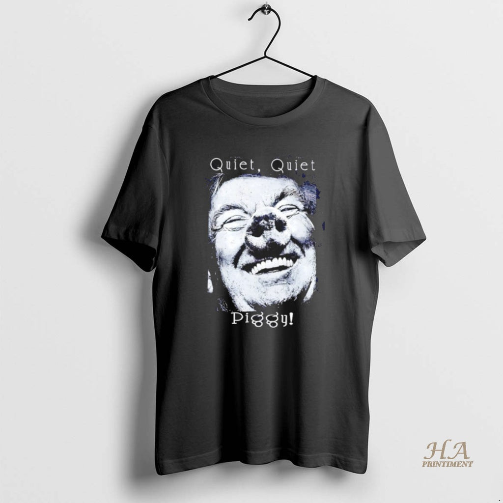 Official Quiet Quiet Piggy Trump Pig Vintage