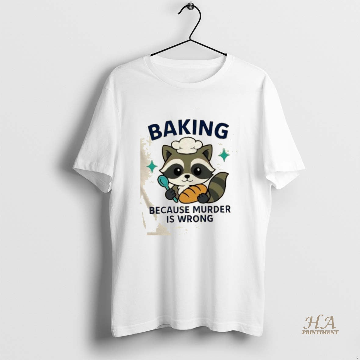 Official Raccoon Baking Because Murder Is Wrong