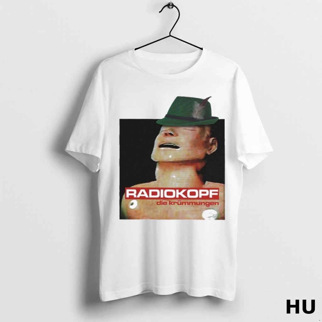 Official Radiohead Radiokopf Die Krummungen T Shirt