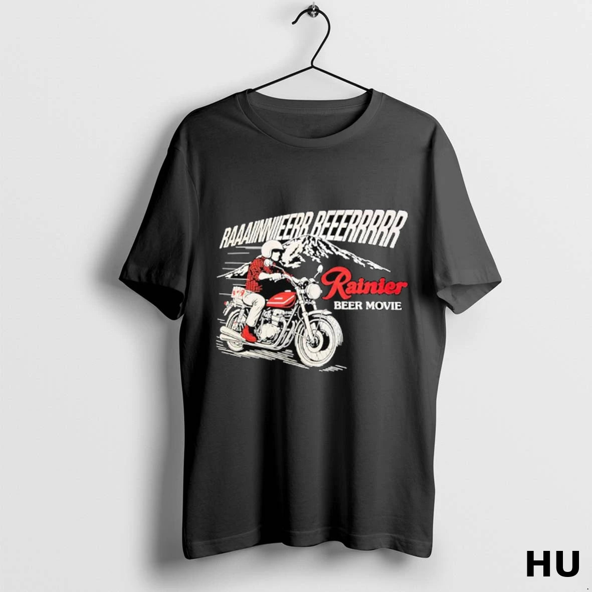 Official Rainier Beer Movie Seattle Washington Graphic T Shirt