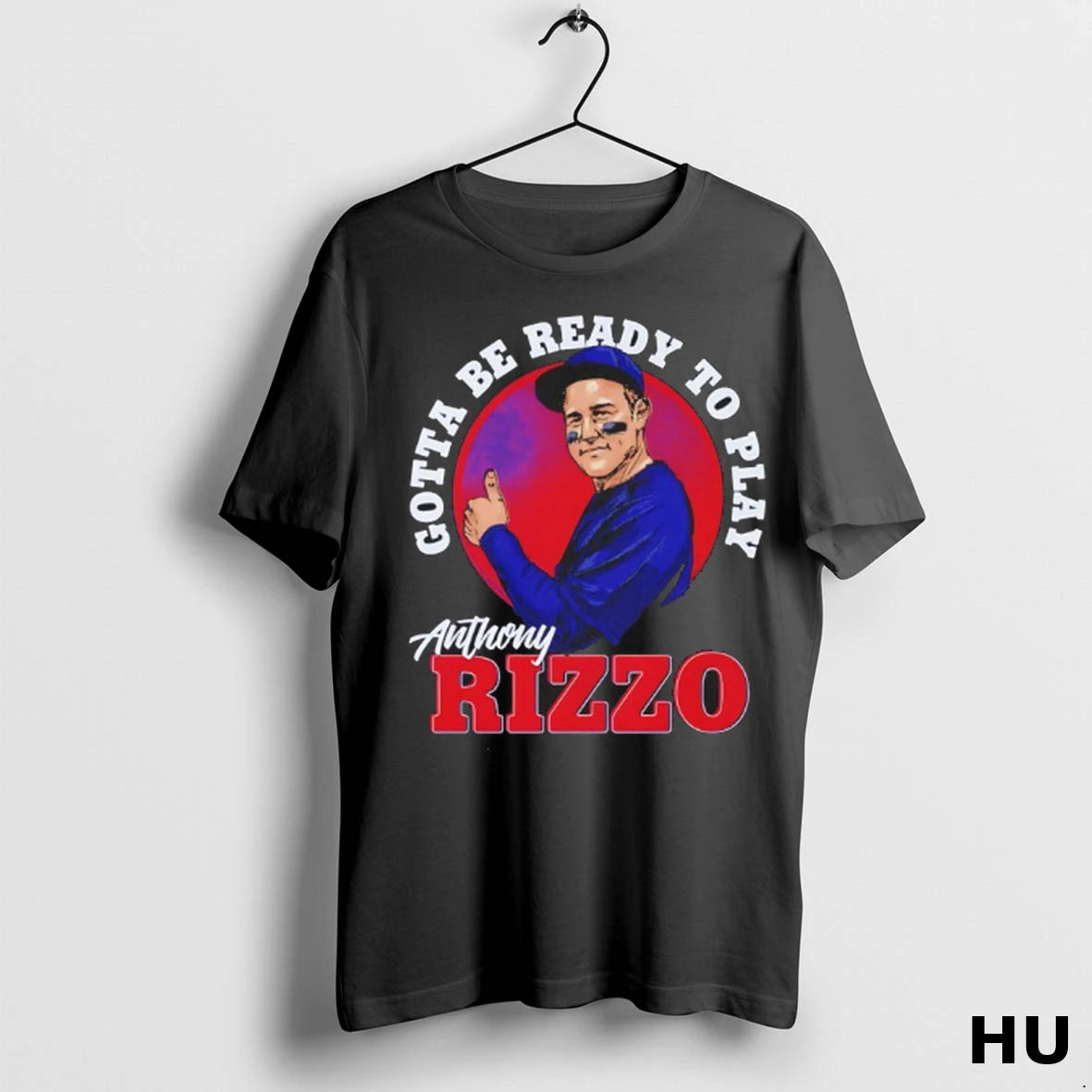 Official Ready To Play W Anthony Rizzo Portrait Vintage T Shirt