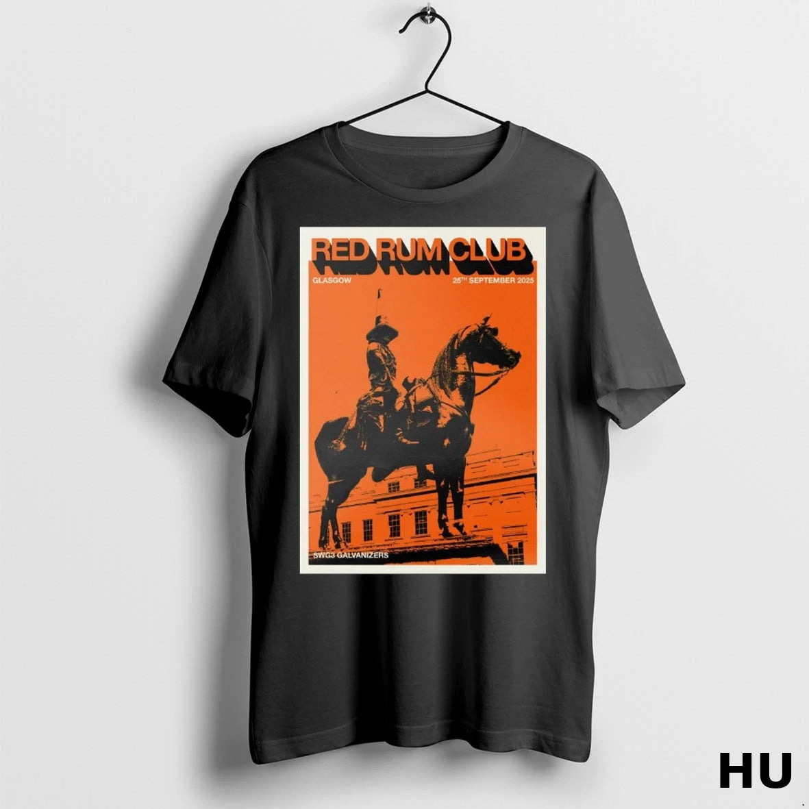 Official Red Rum Club Glasgow September 25th 2025 Swg3 Galvanizers T Shirt