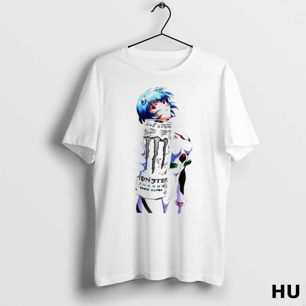 Official Rei Ayanami X Monster Anime Funny T Shirt