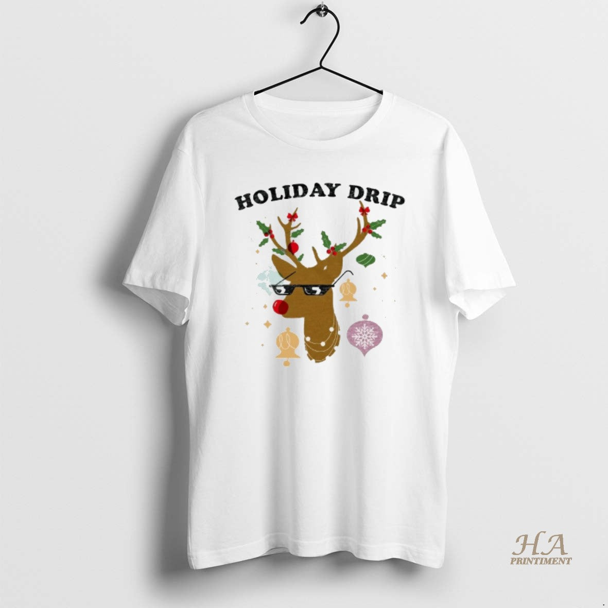 Official Reindeer Holiday Drip Christmas