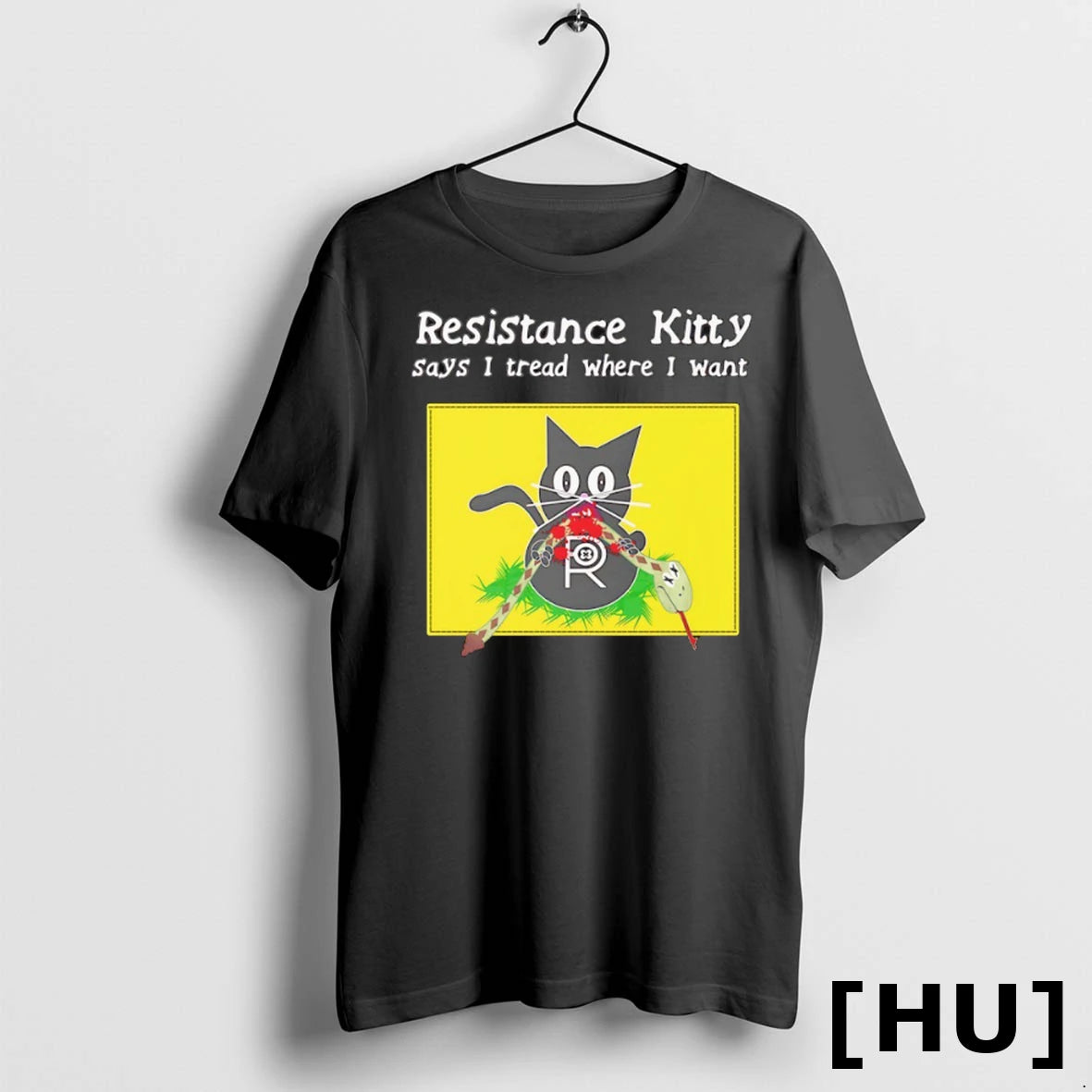 Official Resistance Kitty Says I Tread Where I Want T Shirt