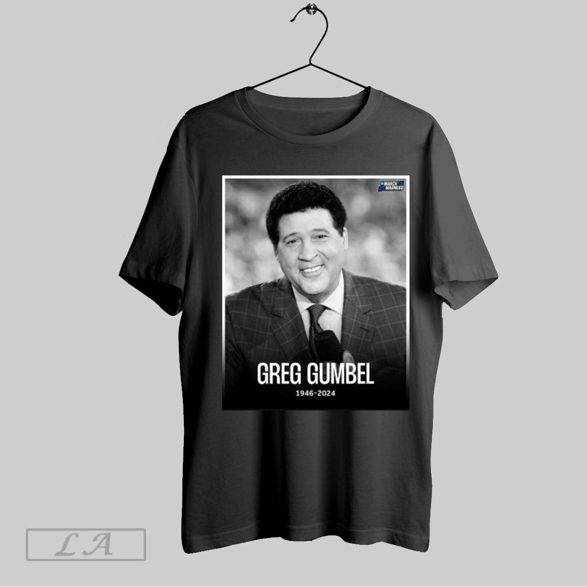 Official Rest In Peace Greg Gumbel 1946 2024 Forever A Legendary March Madness Voice Poster