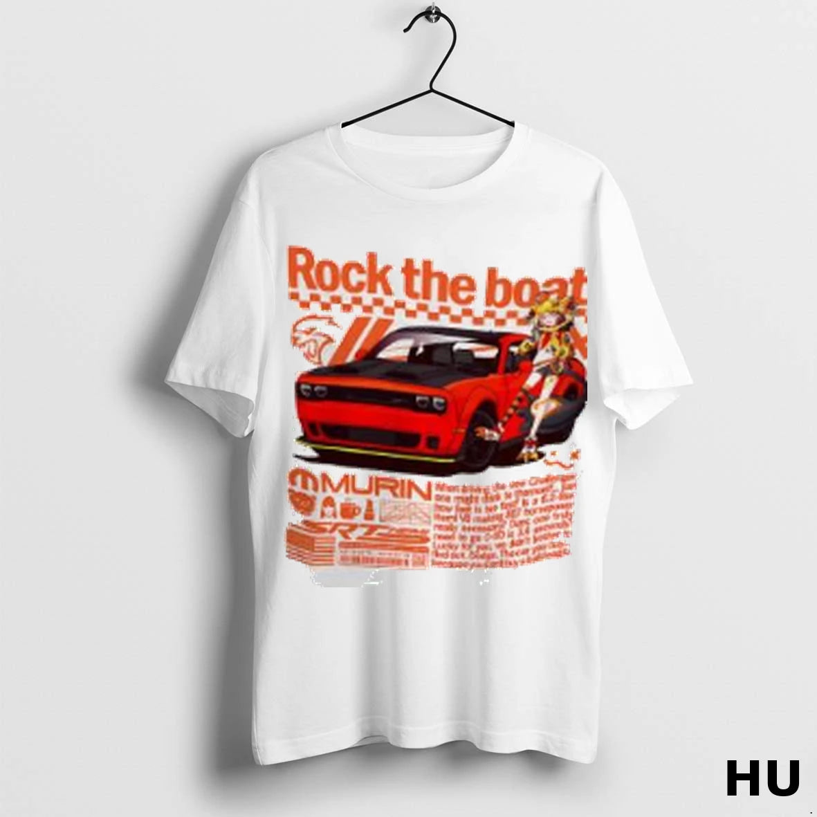 Official Rock The Boat Murin Automotive Two Sided T Shirt
