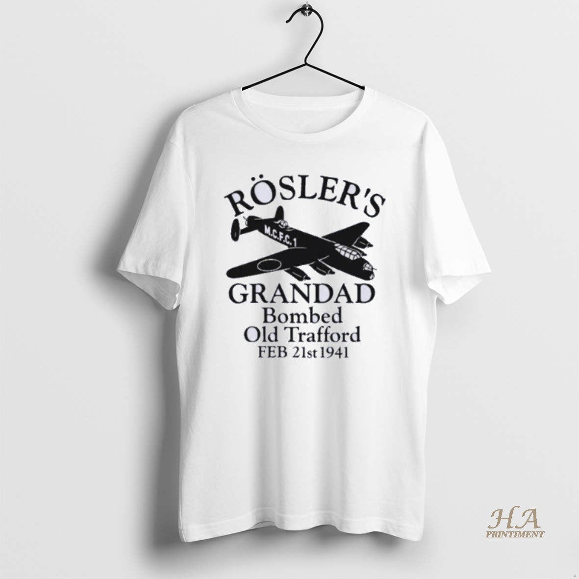 Official Roslers Grandad Bombed Old Trafford 1941 Manchester Football