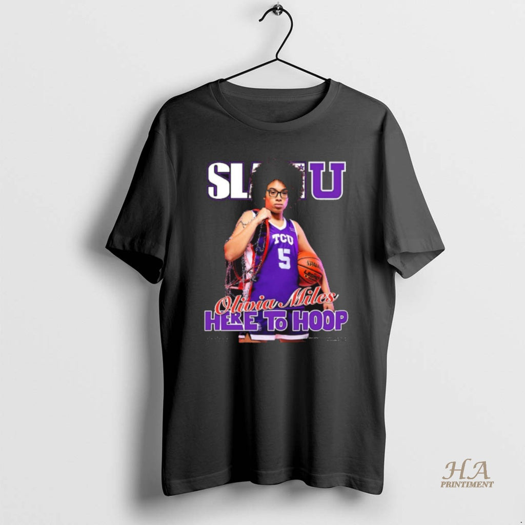 Official Slam U Cover Olivia Miles Here To Hoop Tcu Horned Frogs