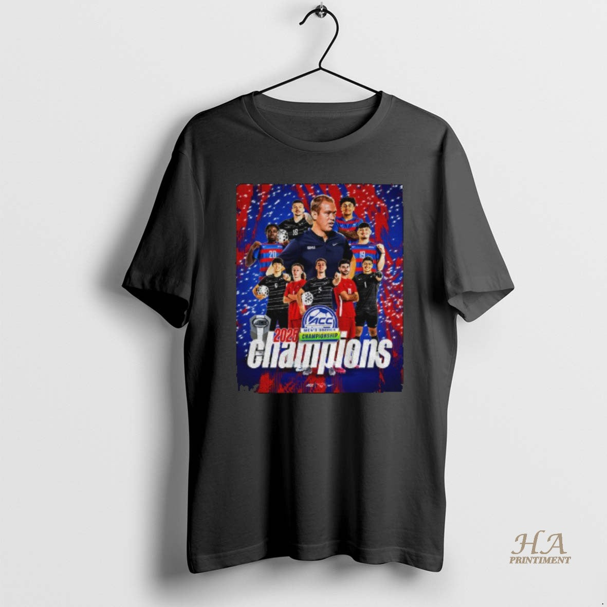 Official Smu Mustangs Acc 2025 Mens Soccer Championship